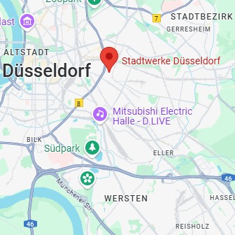 Stadtwerke Düsseldorf auf Google-Maps